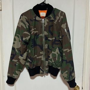 Fear Of God Camo Bomber Jacket *rare*